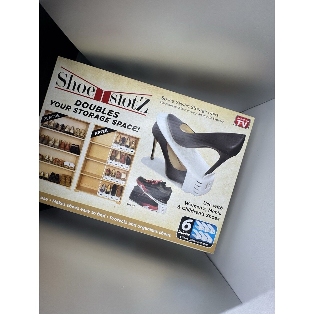 Shoe Slotz Storage Units - 6 Pack Space Saver